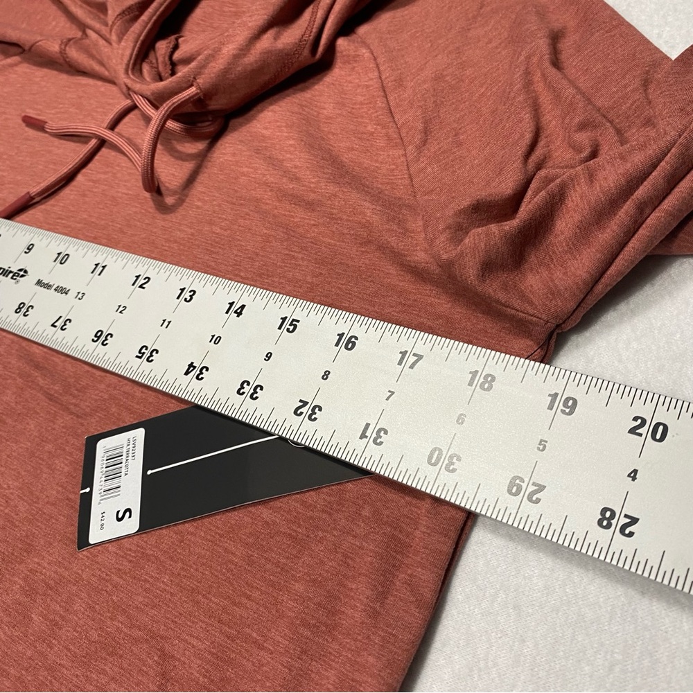 Velocity Activewear Terracotta Long Thumbhole Sleeves Top Size S #1531 - Picture 13 of 16